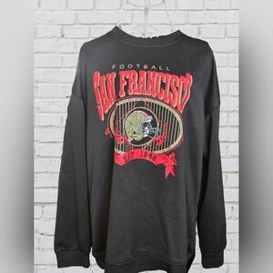 San Francisco Football Graphic Black Shirt